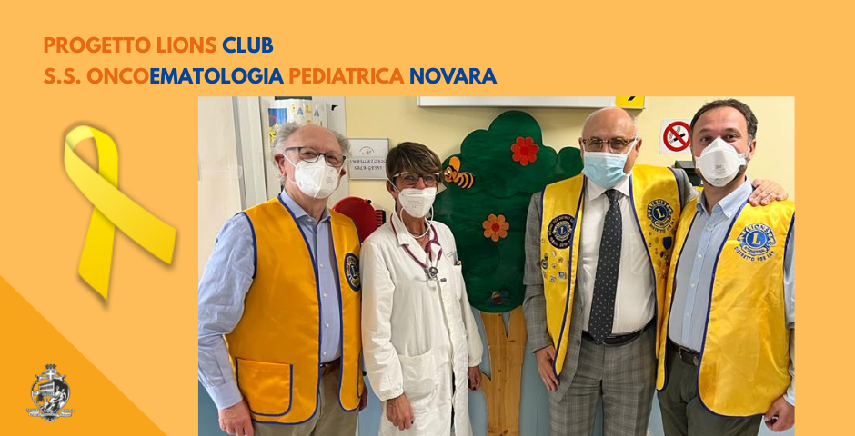 Immagine Progetto Lions Club Novara Ticino e Lions Club Novara Ovest Ticino per l'Oncologia pediatrica di Novara