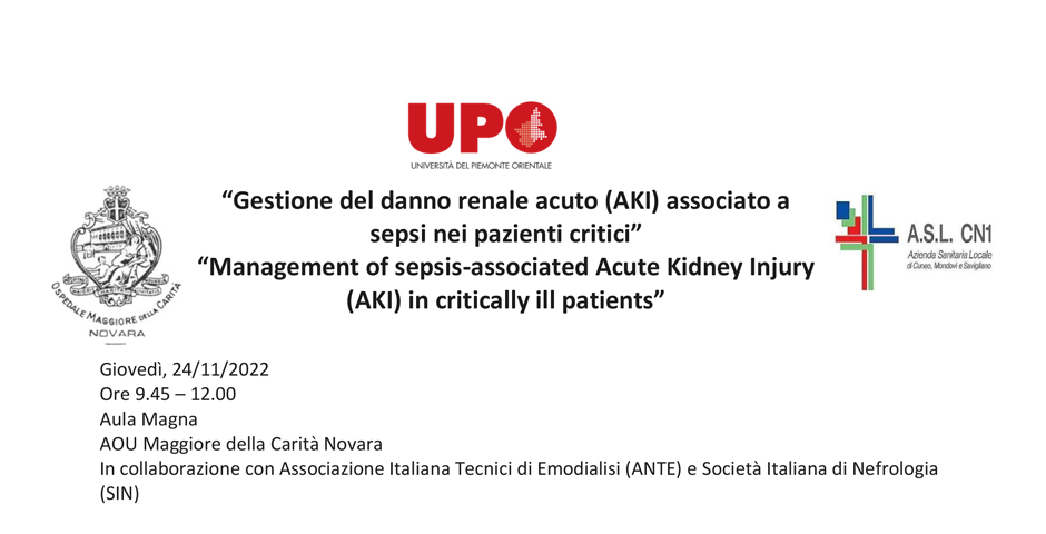 “Gestione del danno renale acuto (AKI) associato a sepsi nei pazienti critici”