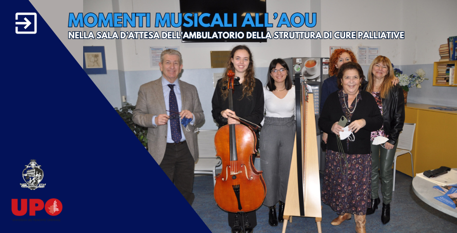 immagine momenti musicali presso la struttura di Cure Palliative