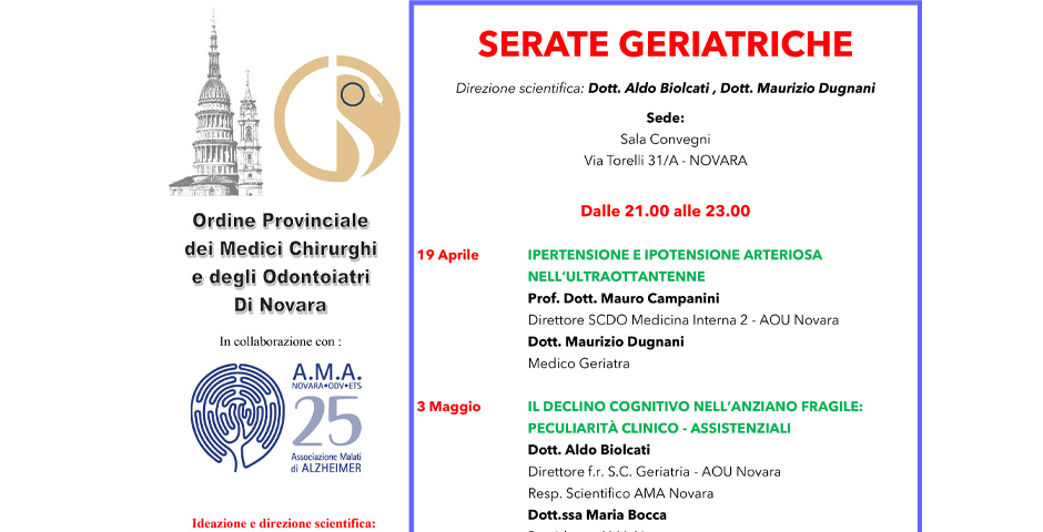 SERATE GERIATRICHE