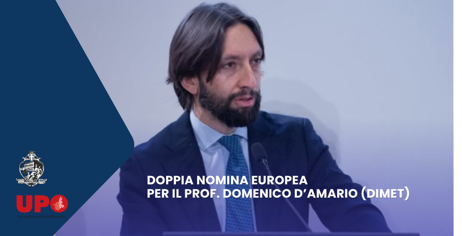 Doppia nomina europea per il professor Domenico D’Amario (DIMET)